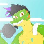 Workout on the beach